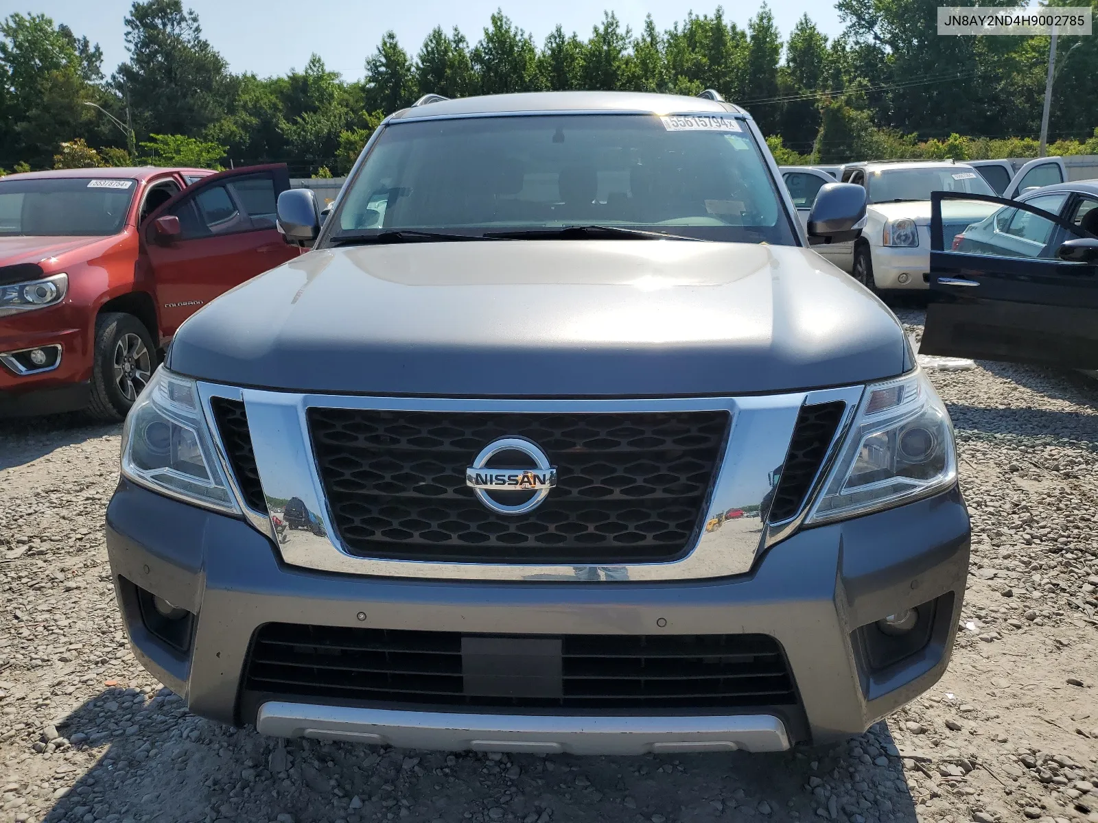 JN8AY2ND4H9002785 2017 Nissan Armada Sv