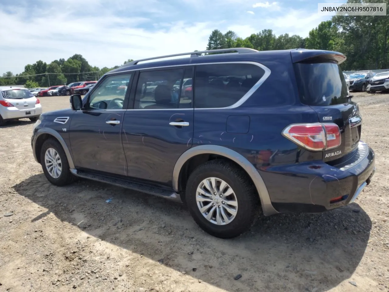 2017 Nissan Armada Sv VIN: JN8AY2NC6H9507816 Lot: 57971544