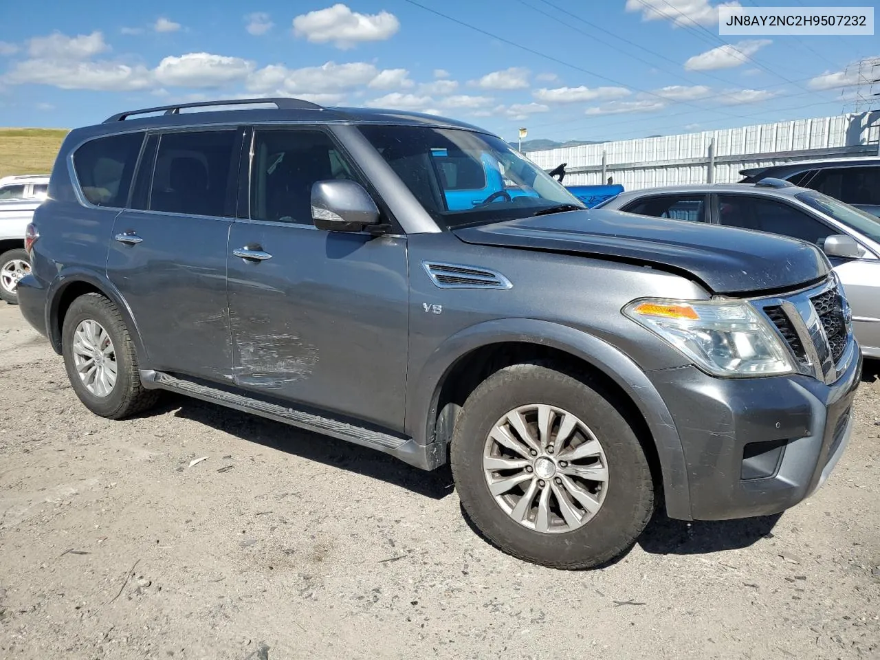 2017 Nissan Armada Sv VIN: JN8AY2NC2H9507232 Lot: 62030084