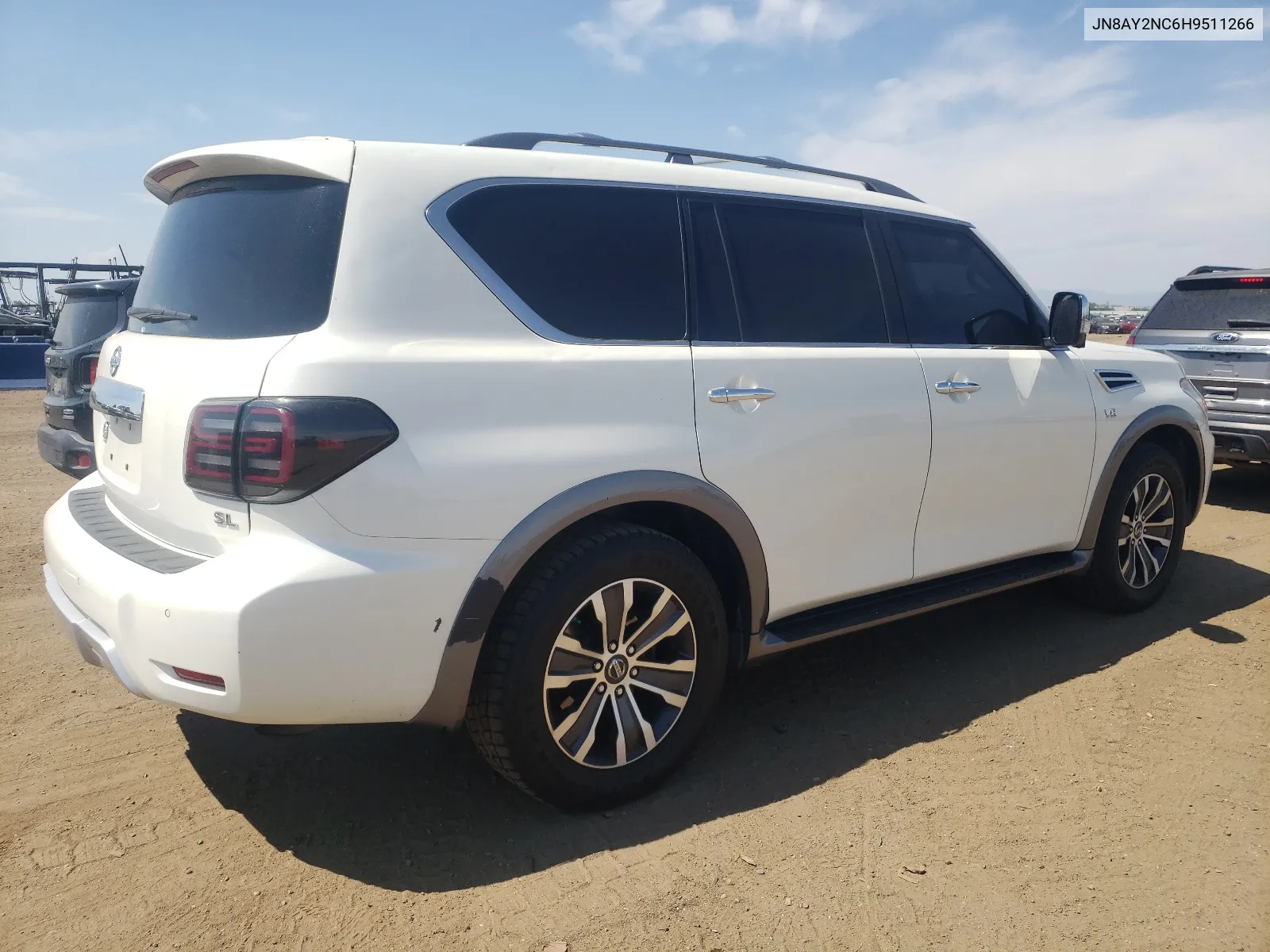 2017 Nissan Armada Sv VIN: JN8AY2NC6H9511266 Lot: 62749334