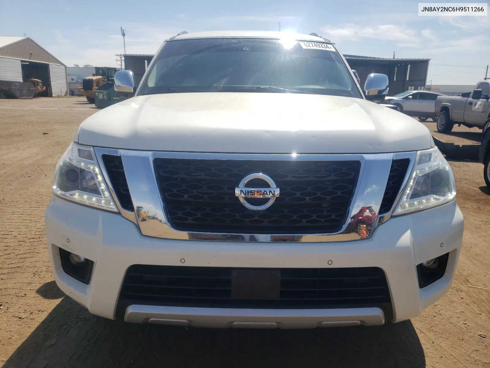 2017 Nissan Armada Sv VIN: JN8AY2NC6H9511266 Lot: 62749334