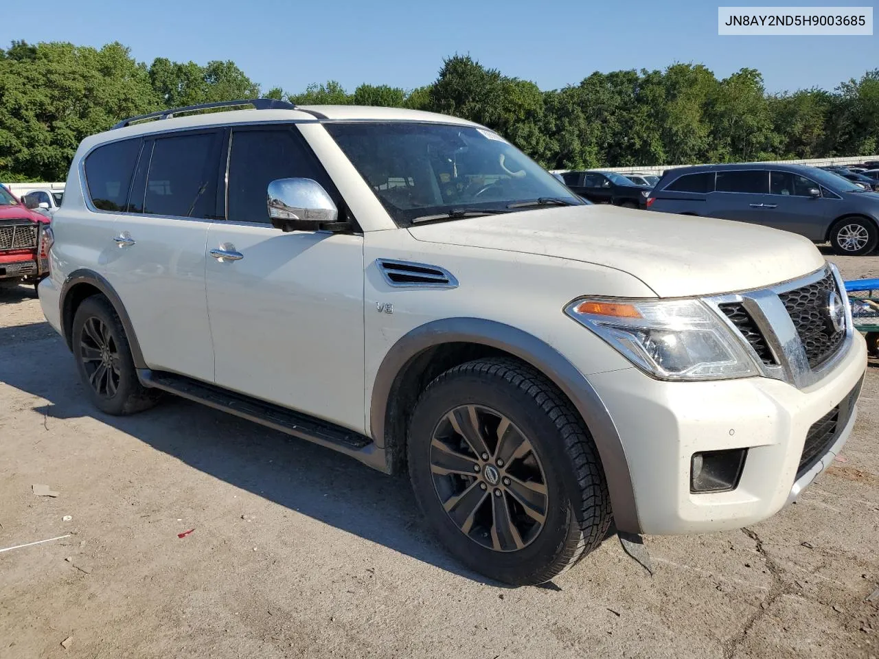 2017 Nissan Armada Sv VIN: JN8AY2ND5H9003685 Lot: 62896604