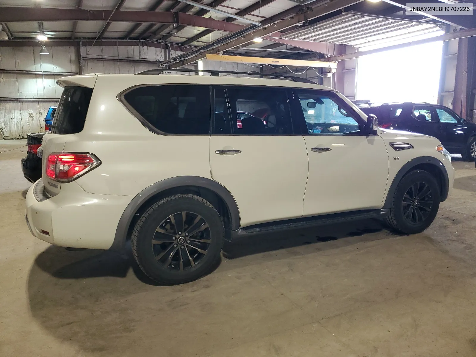 2017 Nissan Armada Platinum VIN: JN8AY2NE8H9707226 Lot: 64148444