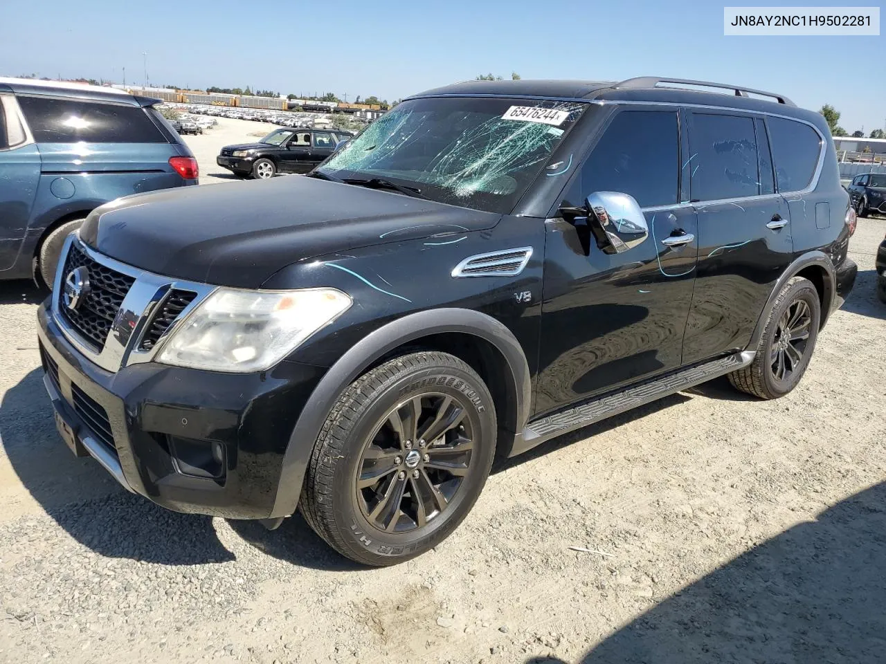 2017 Nissan Armada Sv VIN: JN8AY2NC1H9502281 Lot: 65476244