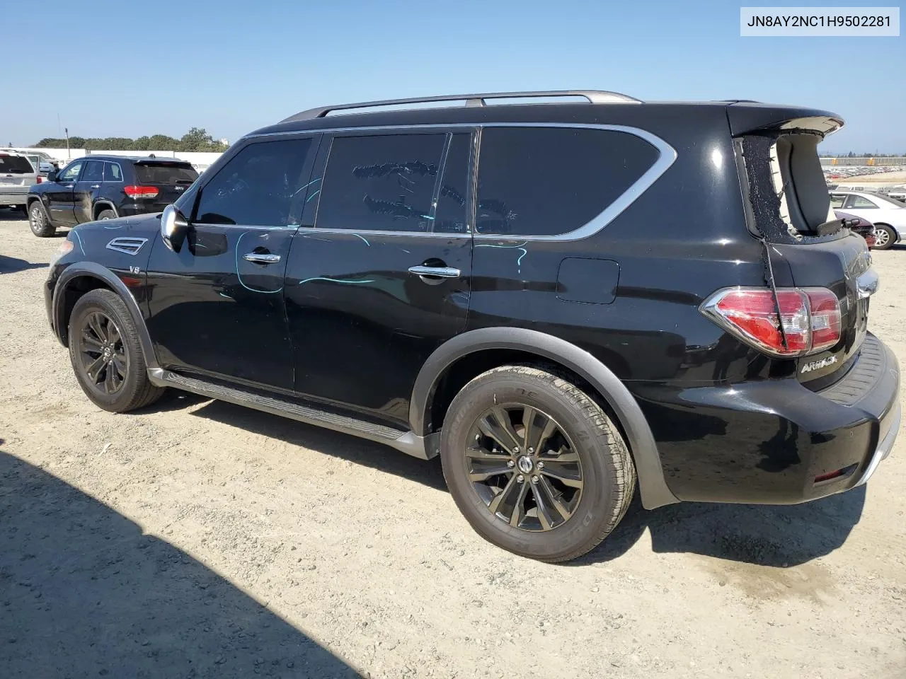 2017 Nissan Armada Sv VIN: JN8AY2NC1H9502281 Lot: 65476244