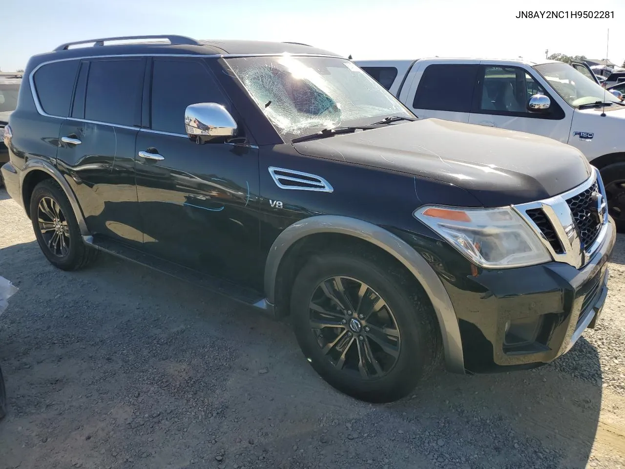 JN8AY2NC1H9502281 2017 Nissan Armada Sv