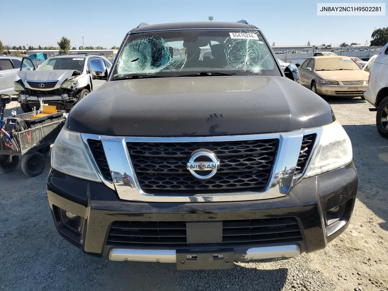 2017 Nissan Armada Sv VIN: JN8AY2NC1H9502281 Lot: 65476244