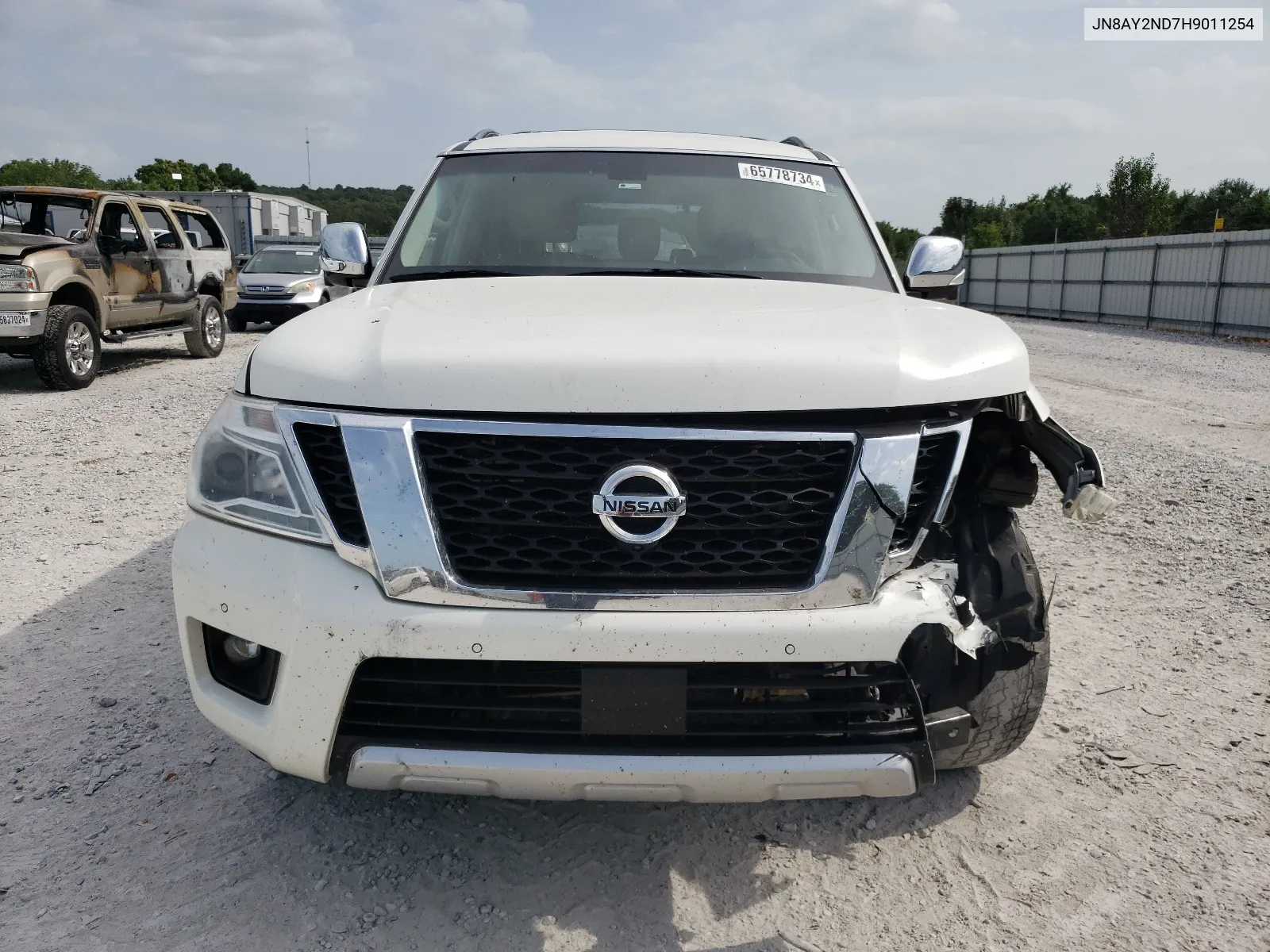 JN8AY2ND7H9011254 2017 Nissan Armada Sv