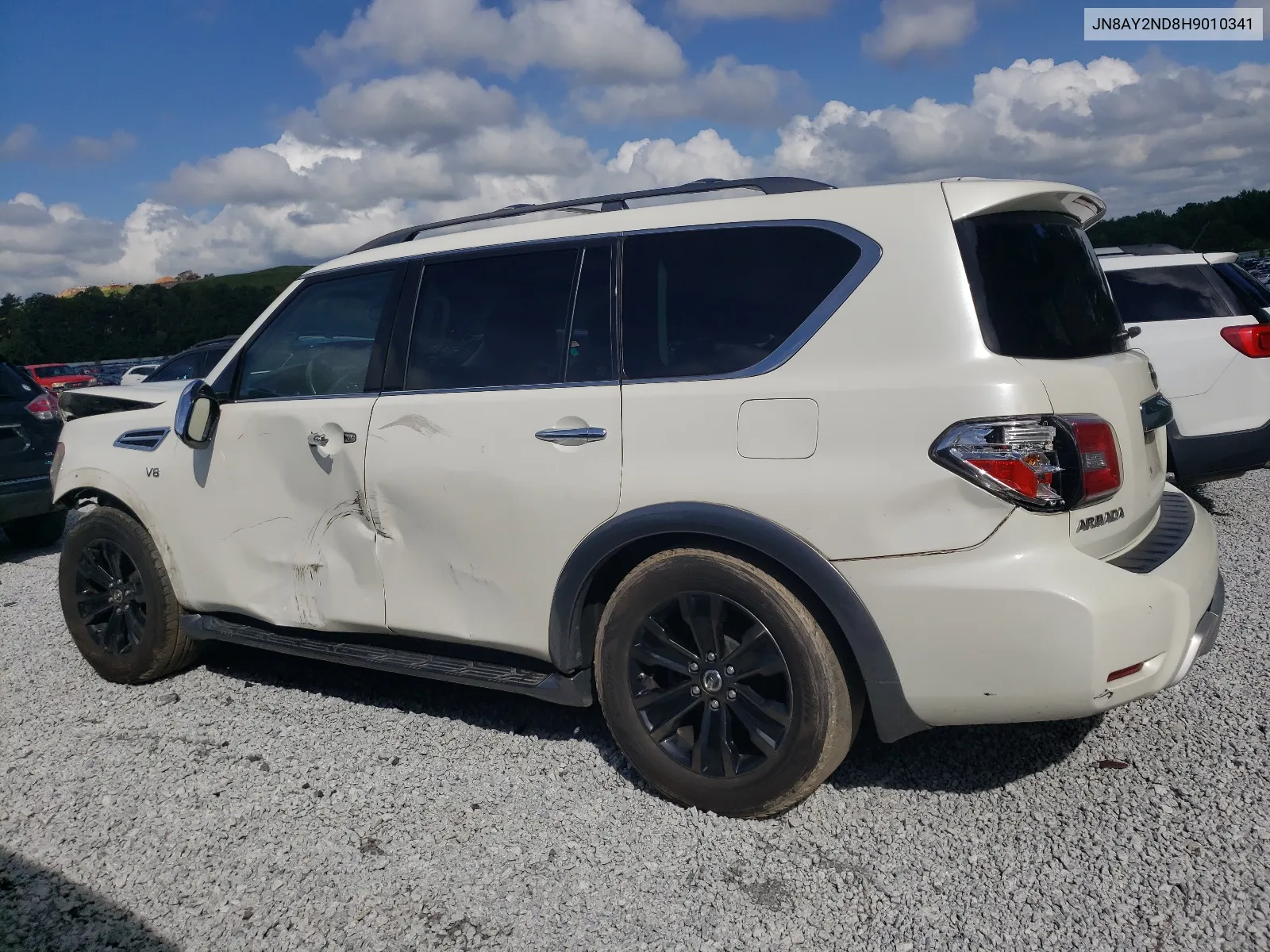 2017 Nissan Armada Sv VIN: JN8AY2ND8H9010341 Lot: 65799634