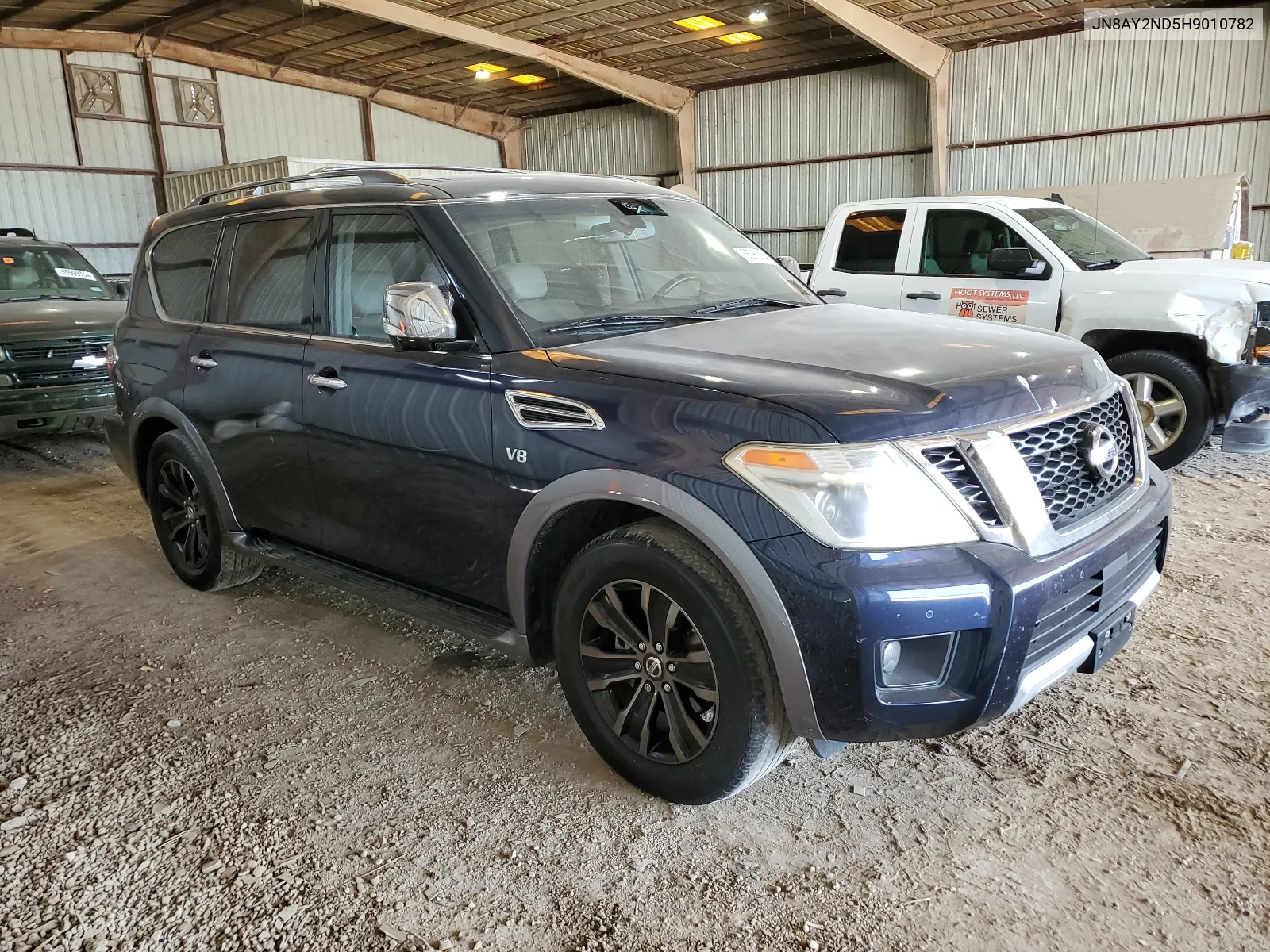 2017 Nissan Armada Sv VIN: JN8AY2ND5H9010782 Lot: 66083384