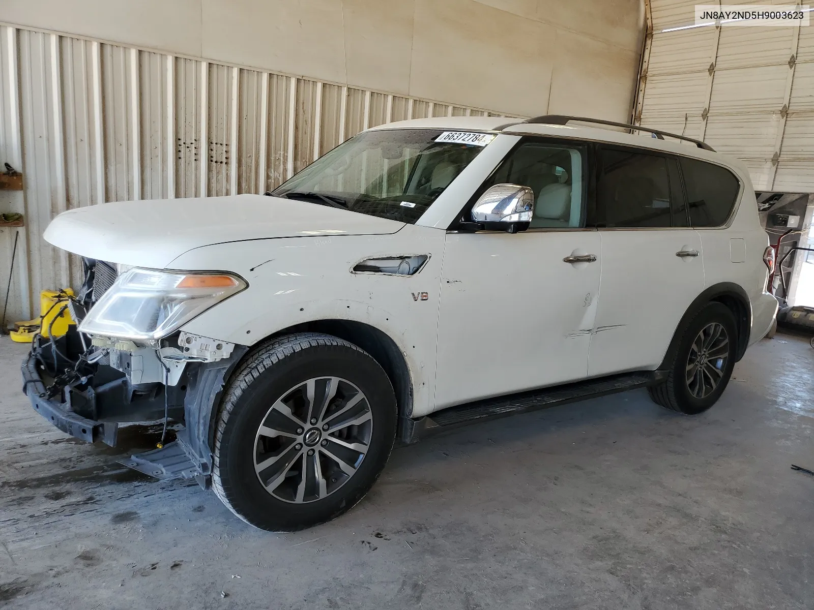 2017 Nissan Armada Sv VIN: JN8AY2ND5H9003623 Lot: 66372784