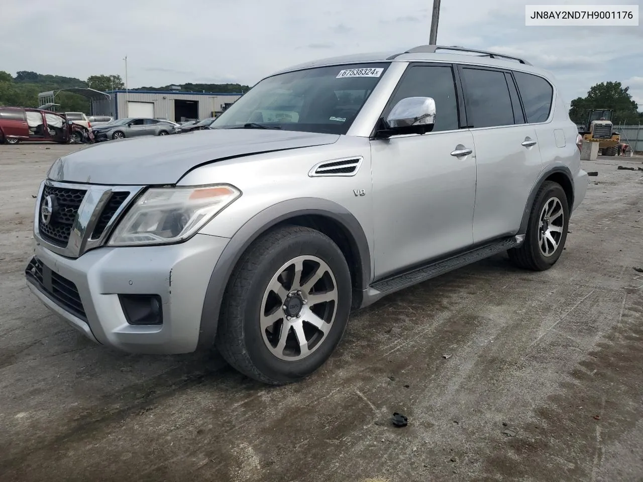 2017 Nissan Armada Sv VIN: JN8AY2ND7H9001176 Lot: 67538324