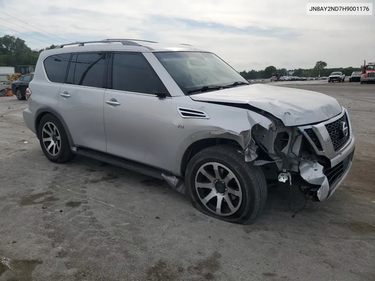 2017 Nissan Armada Sv VIN: JN8AY2ND7H9001176 Lot: 67538324