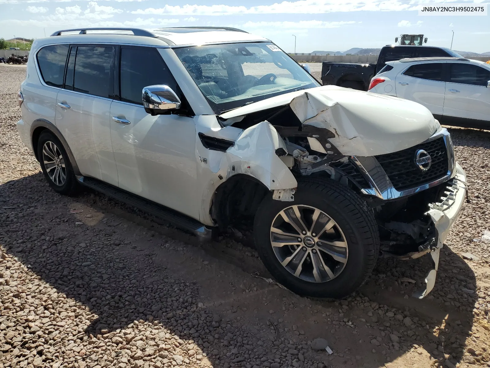 JN8AY2NC3H9502475 2017 Nissan Armada Sv