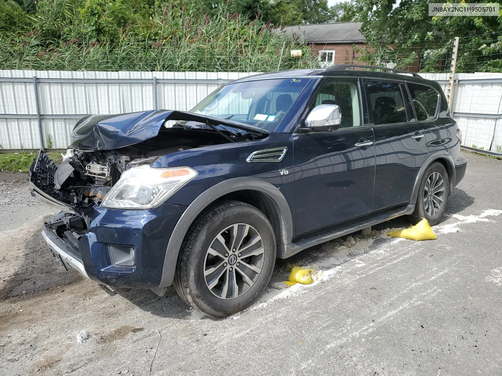 2017 Nissan Armada Sv VIN: JN8AY2NC1H9505701 Lot: 68245404