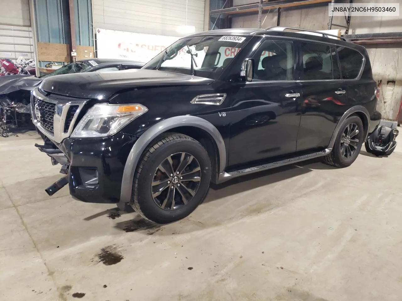 2017 Nissan Armada Sv VIN: JN8AY2NC6H9503460 Lot: 68263934