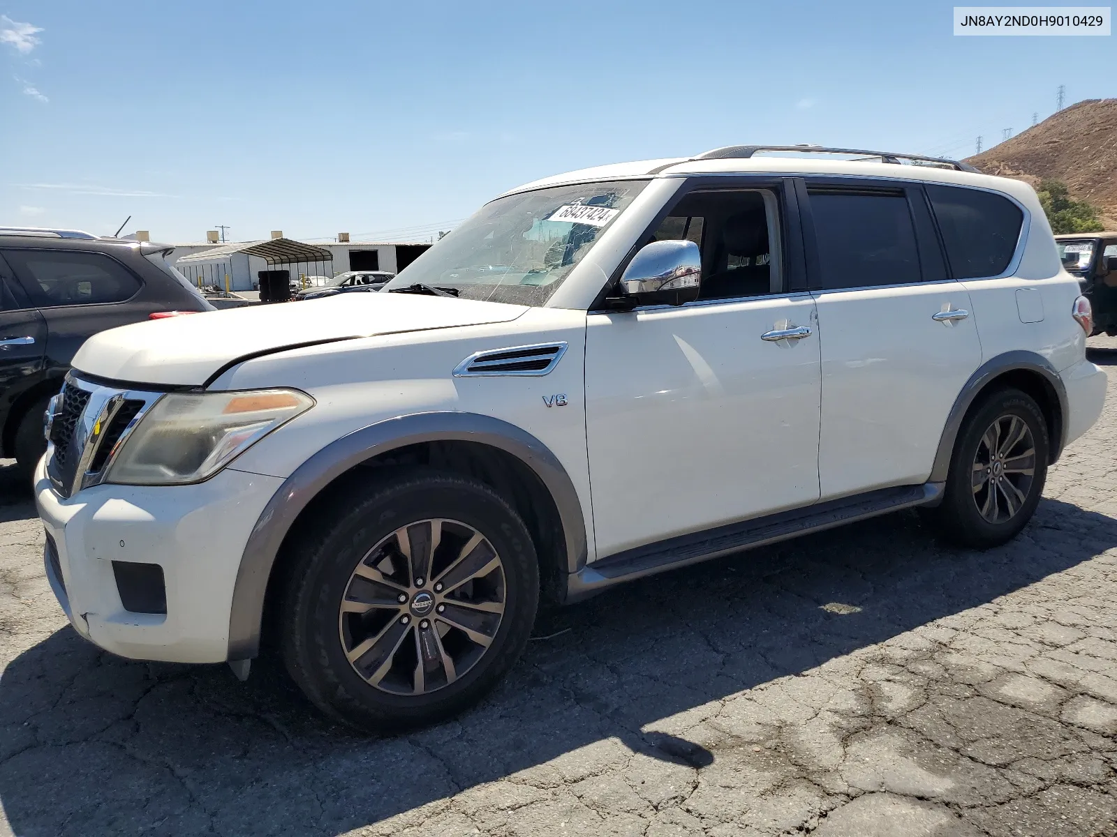 JN8AY2ND0H9010429 2017 Nissan Armada Sv