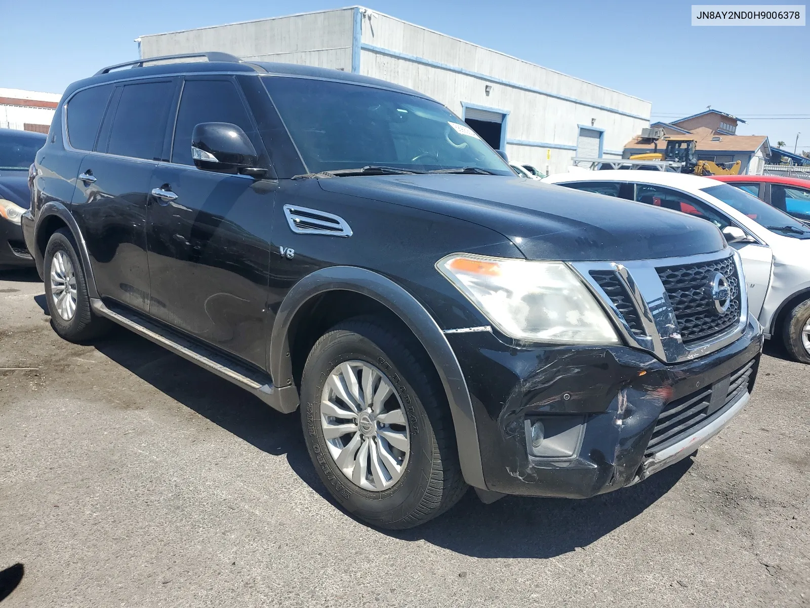 2017 Nissan Armada Sv VIN: JN8AY2ND0H9006378 Lot: 68993624