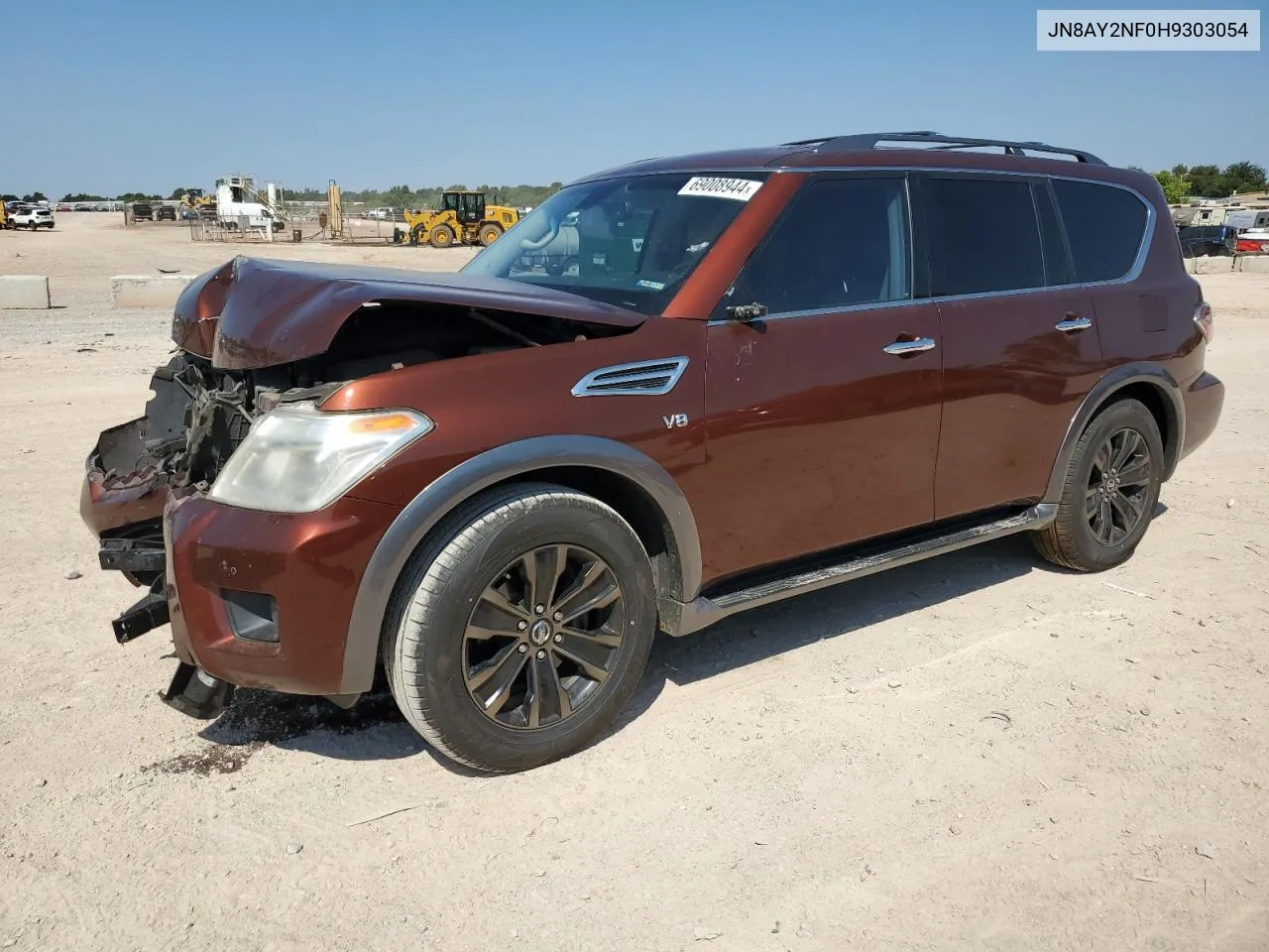 2017 Nissan Armada Platinum VIN: JN8AY2NF0H9303054 Lot: 69008944