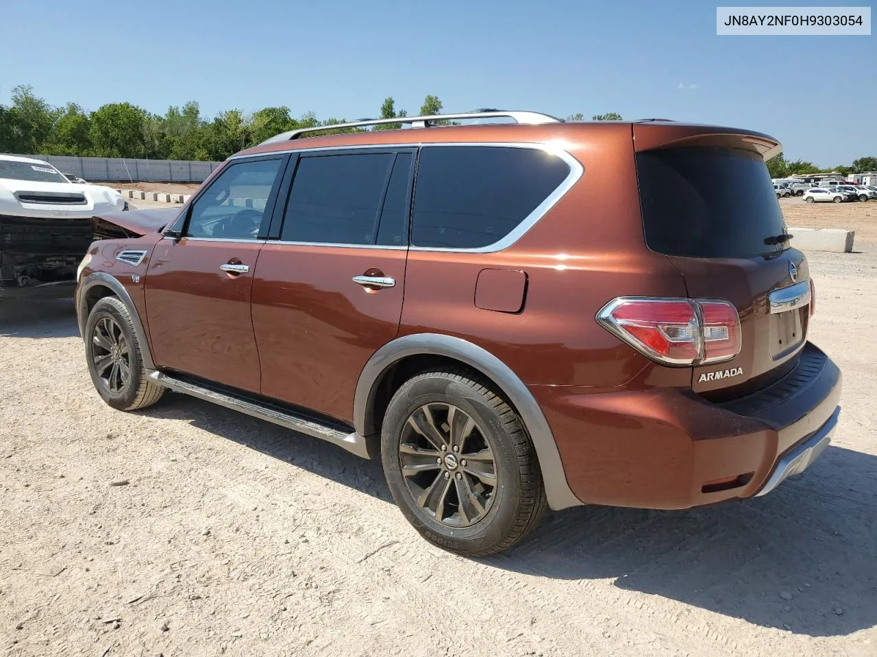 2017 Nissan Armada Platinum VIN: JN8AY2NF0H9303054 Lot: 69008944