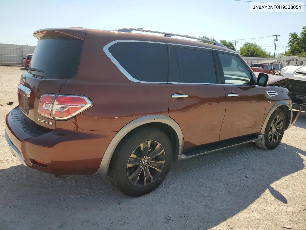 2017 Nissan Armada Platinum VIN: JN8AY2NF0H9303054 Lot: 69008944