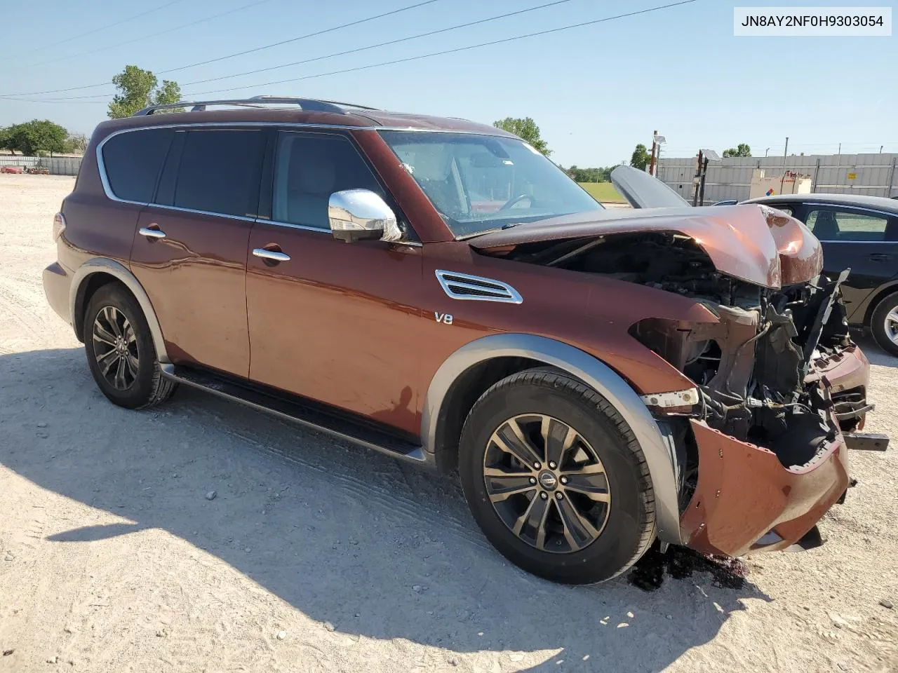 2017 Nissan Armada Platinum VIN: JN8AY2NF0H9303054 Lot: 69008944