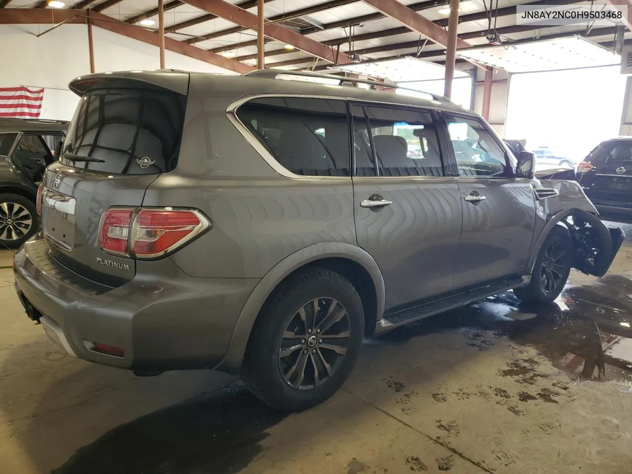 2017 Nissan Armada Sv VIN: JN8AY2NC0H9503468 Lot: 70769884