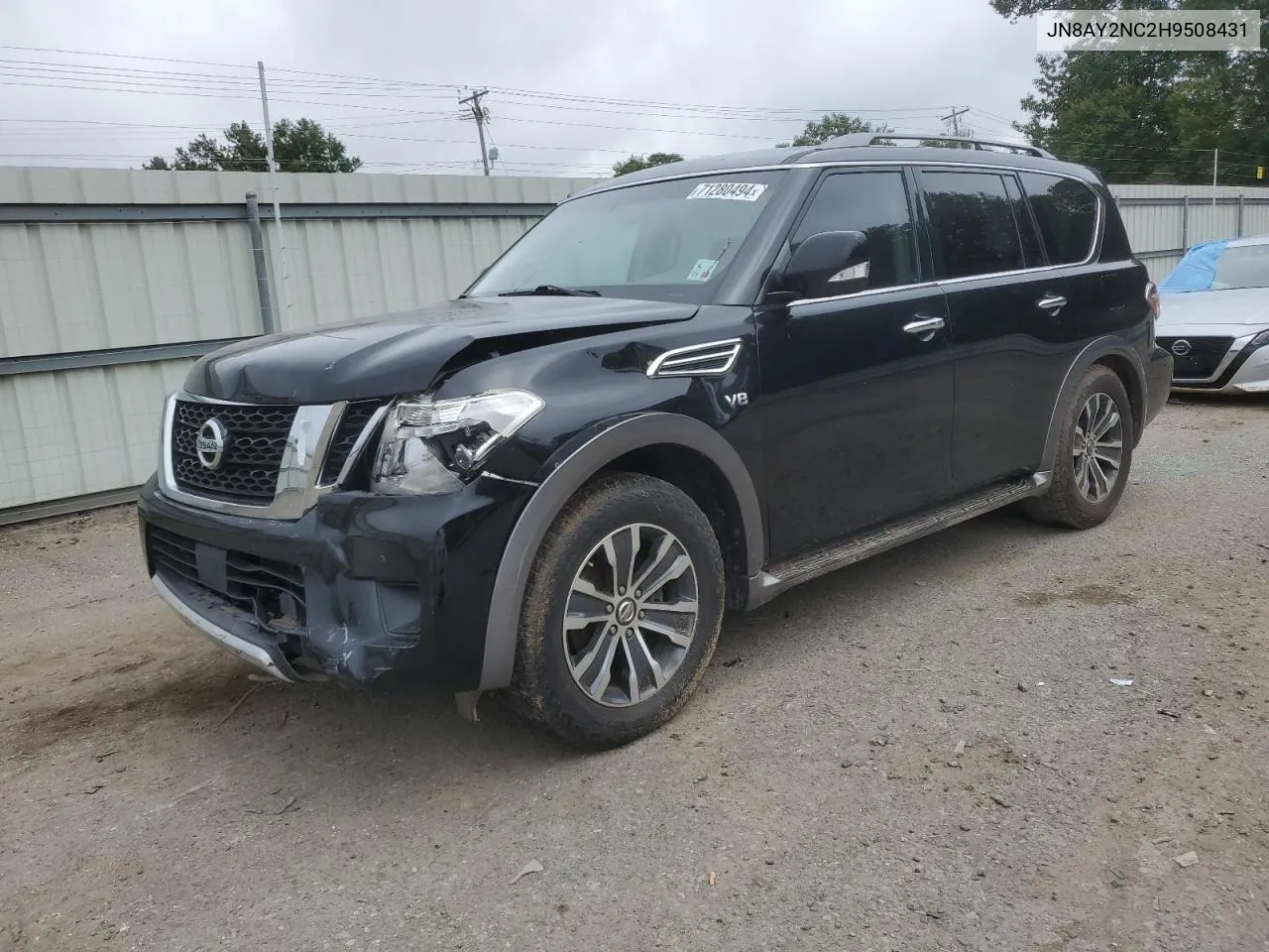 2017 Nissan Armada Sv VIN: JN8AY2NC2H9508431 Lot: 71280494