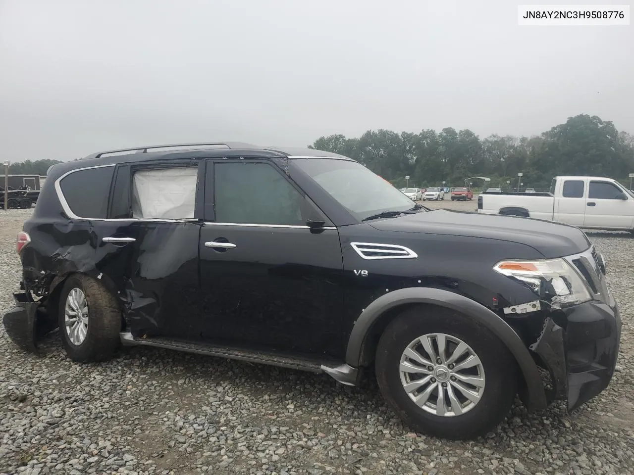 2017 Nissan Armada Sv VIN: JN8AY2NC3H9508776 Lot: 71455644