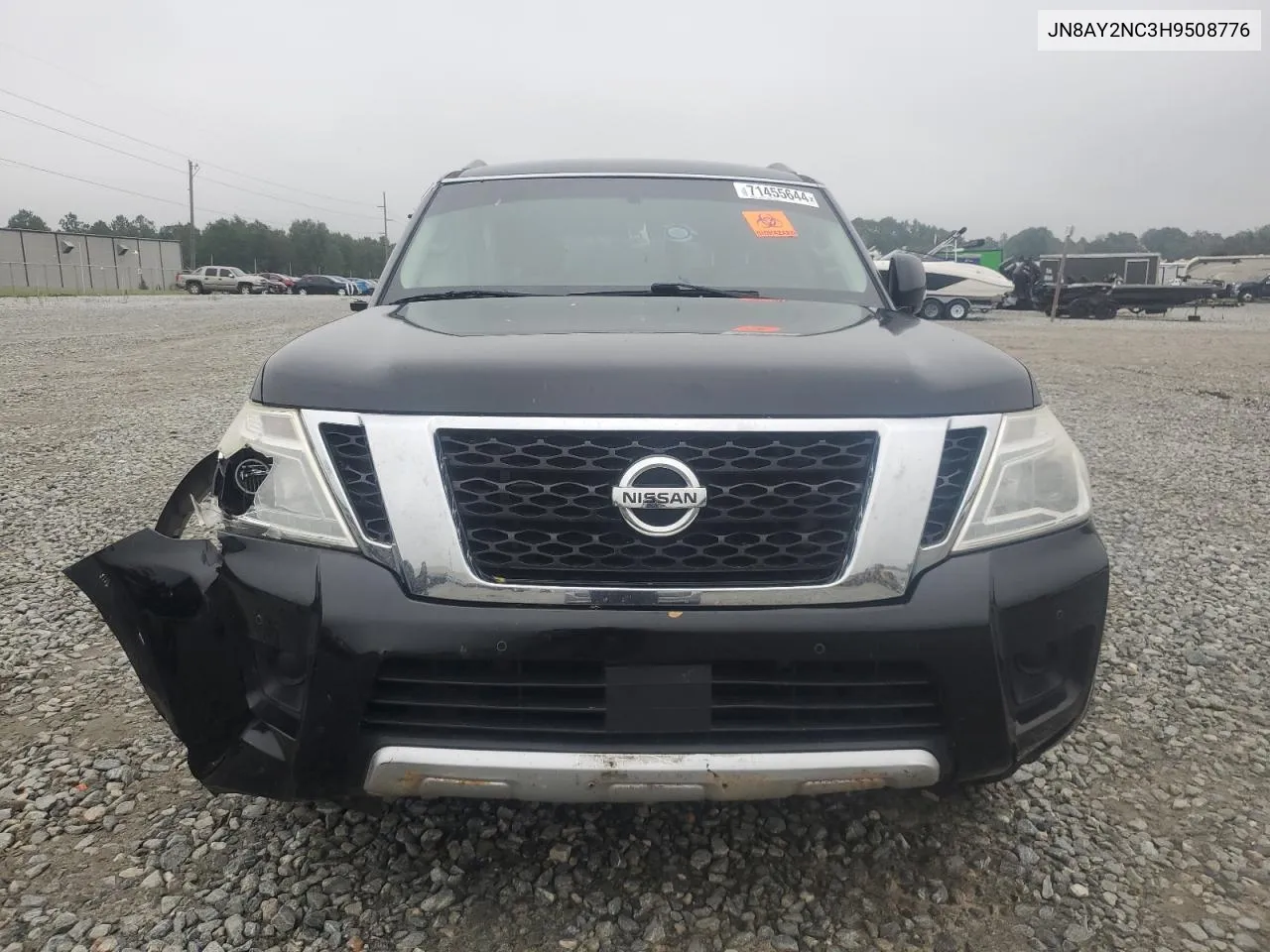 2017 Nissan Armada Sv VIN: JN8AY2NC3H9508776 Lot: 71455644