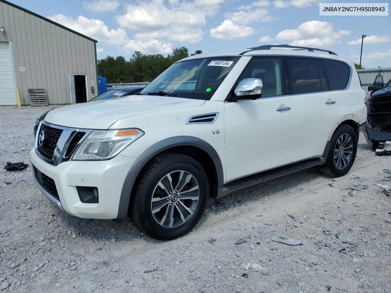 2017 Nissan Armada Sv VIN: JN8AY2NC7H9508943 Lot: 71603134