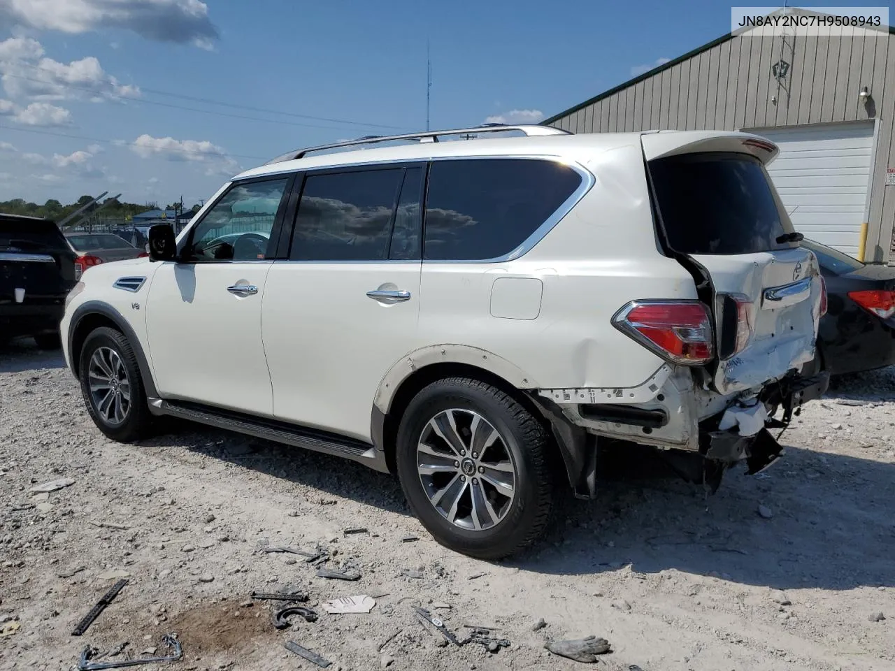 2017 Nissan Armada Sv VIN: JN8AY2NC7H9508943 Lot: 71603134