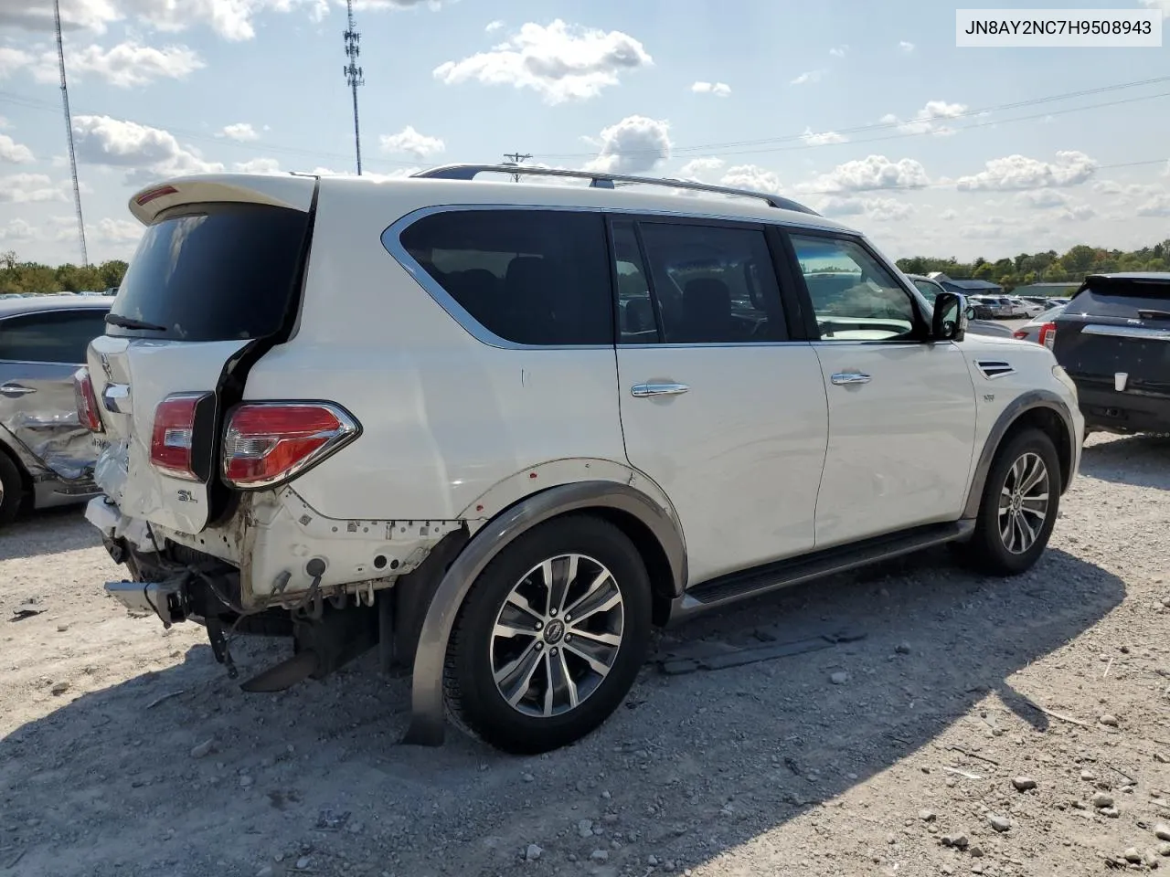 2017 Nissan Armada Sv VIN: JN8AY2NC7H9508943 Lot: 71603134