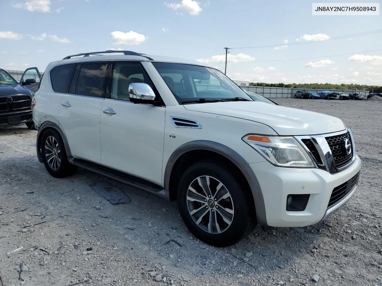 2017 Nissan Armada Sv VIN: JN8AY2NC7H9508943 Lot: 71603134