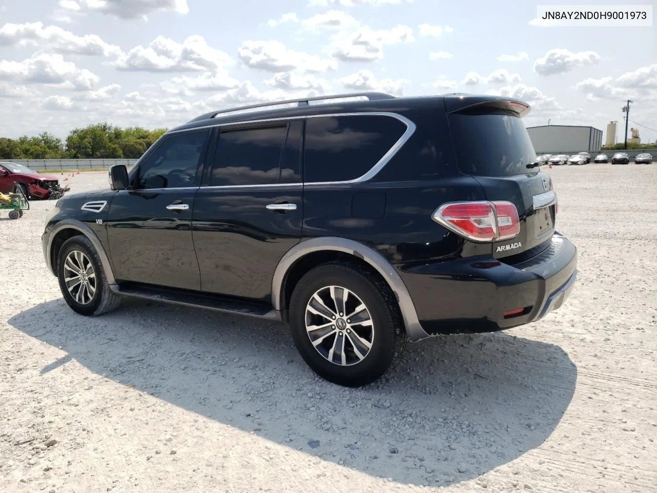 2017 Nissan Armada Sv VIN: JN8AY2ND0H9001973 Lot: 71734904