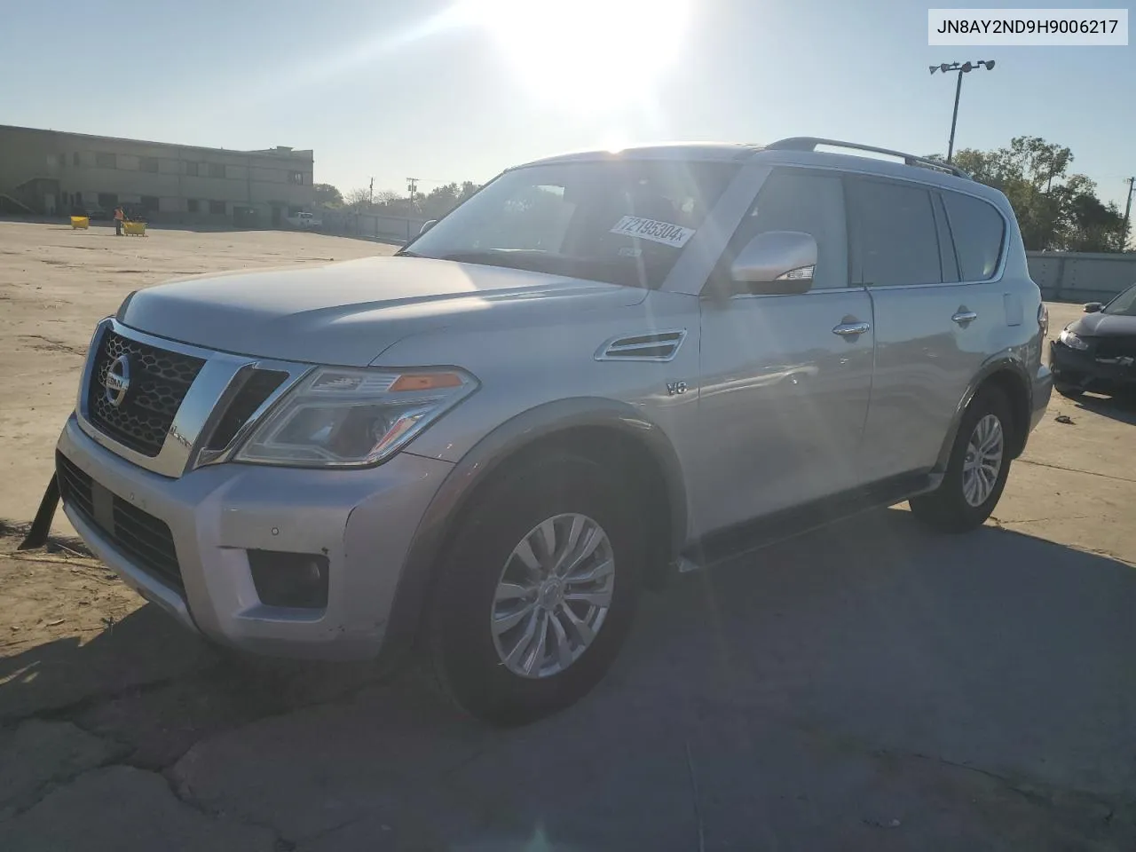 2017 Nissan Armada Sv VIN: JN8AY2ND9H9006217 Lot: 72195304