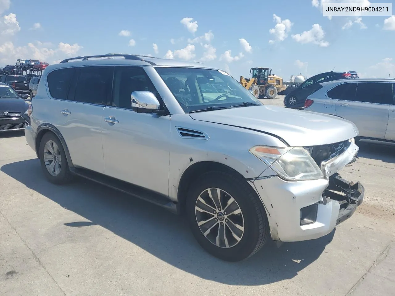 2017 Nissan Armada Sv VIN: JN8AY2ND9H9004211 Lot: 72361884