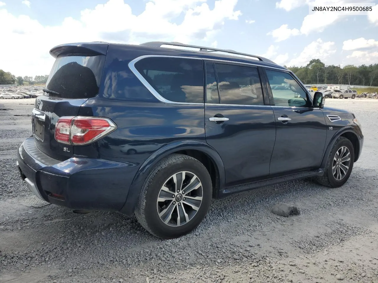 2017 Nissan Armada Sv VIN: JN8AY2NC4H9500685 Lot: 72413514