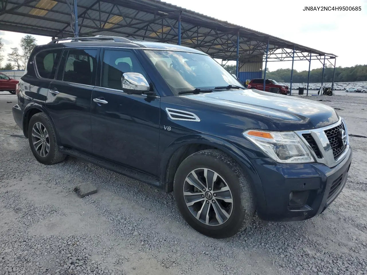 2017 Nissan Armada Sv VIN: JN8AY2NC4H9500685 Lot: 72413514