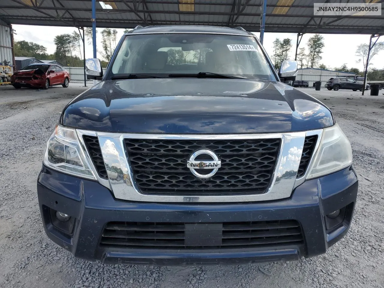 2017 Nissan Armada Sv VIN: JN8AY2NC4H9500685 Lot: 72413514