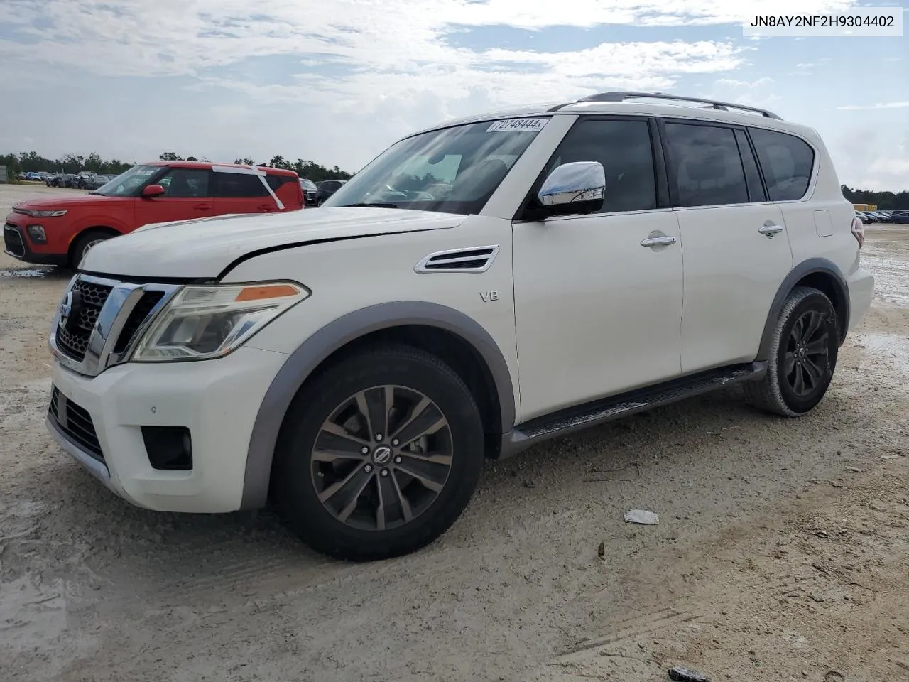 2017 Nissan Armada Platinum VIN: JN8AY2NF2H9304402 Lot: 72748444