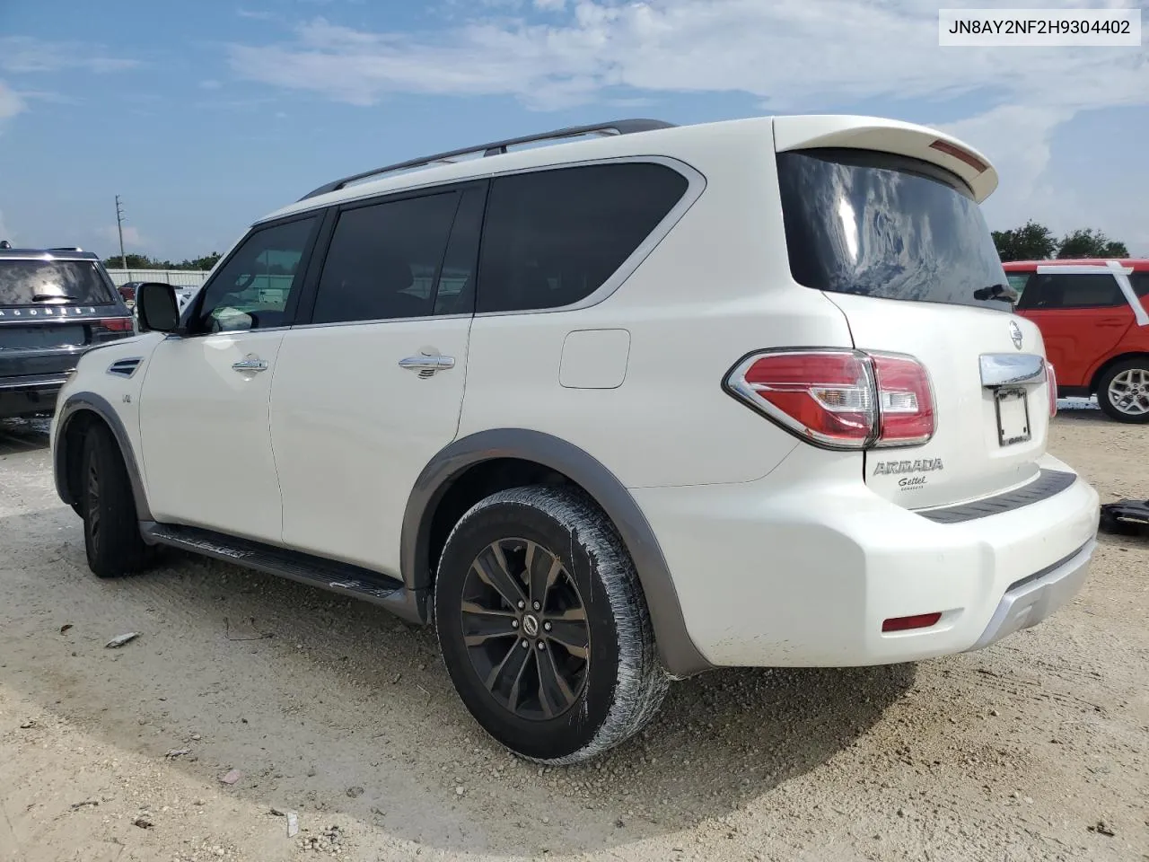 2017 Nissan Armada Platinum VIN: JN8AY2NF2H9304402 Lot: 72748444