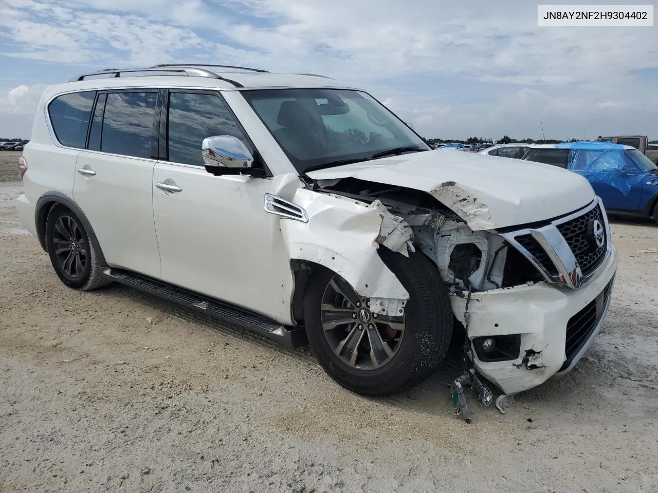 2017 Nissan Armada Platinum VIN: JN8AY2NF2H9304402 Lot: 72748444