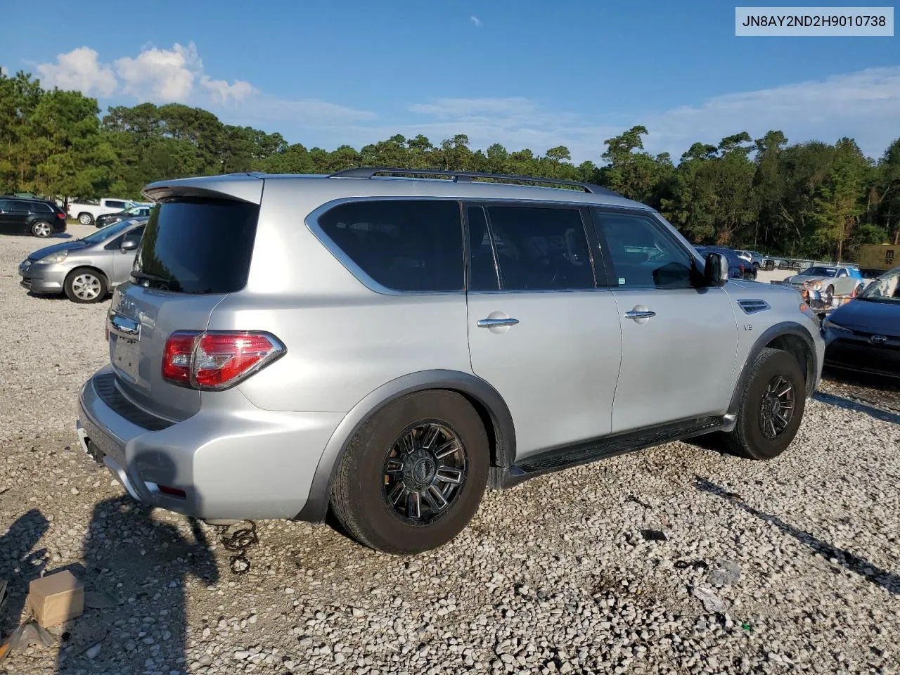 2017 Nissan Armada Sv VIN: JN8AY2ND2H9010738 Lot: 72987254