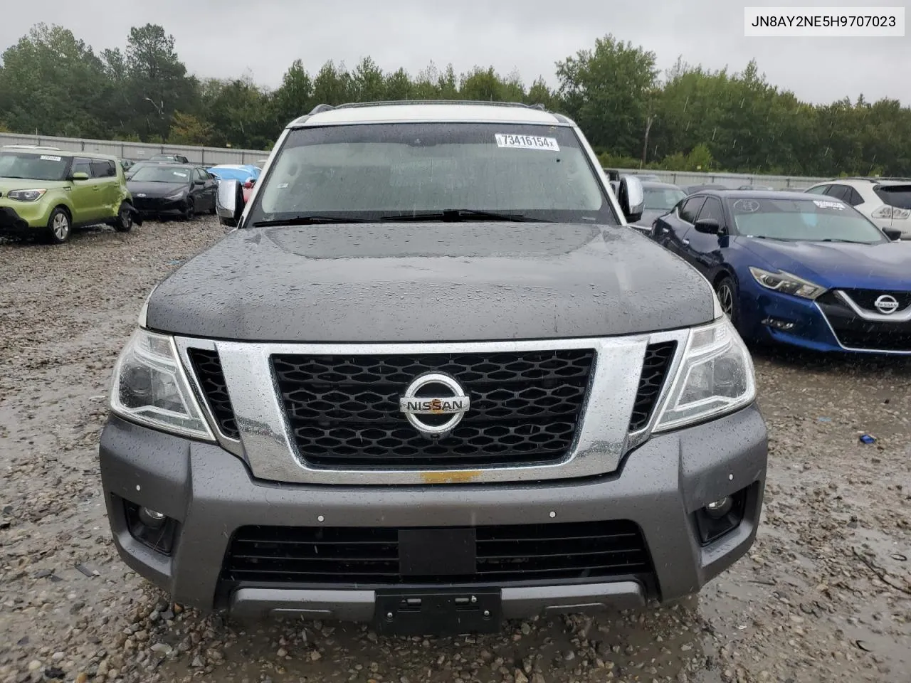 2017 Nissan Armada Platinum VIN: JN8AY2NE5H9707023 Lot: 73416154