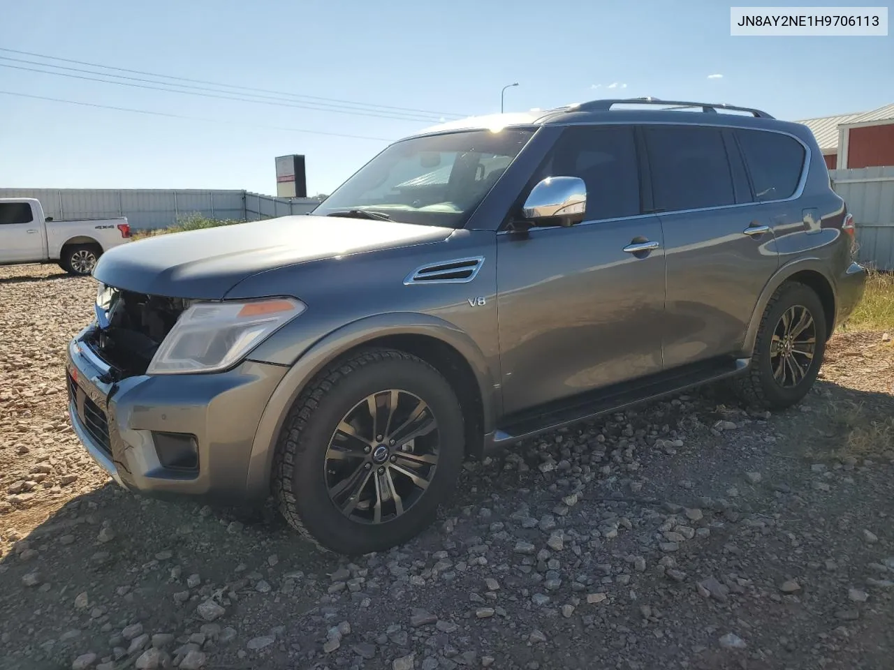 2017 Nissan Armada Platinum VIN: JN8AY2NE1H9706113 Lot: 73461714