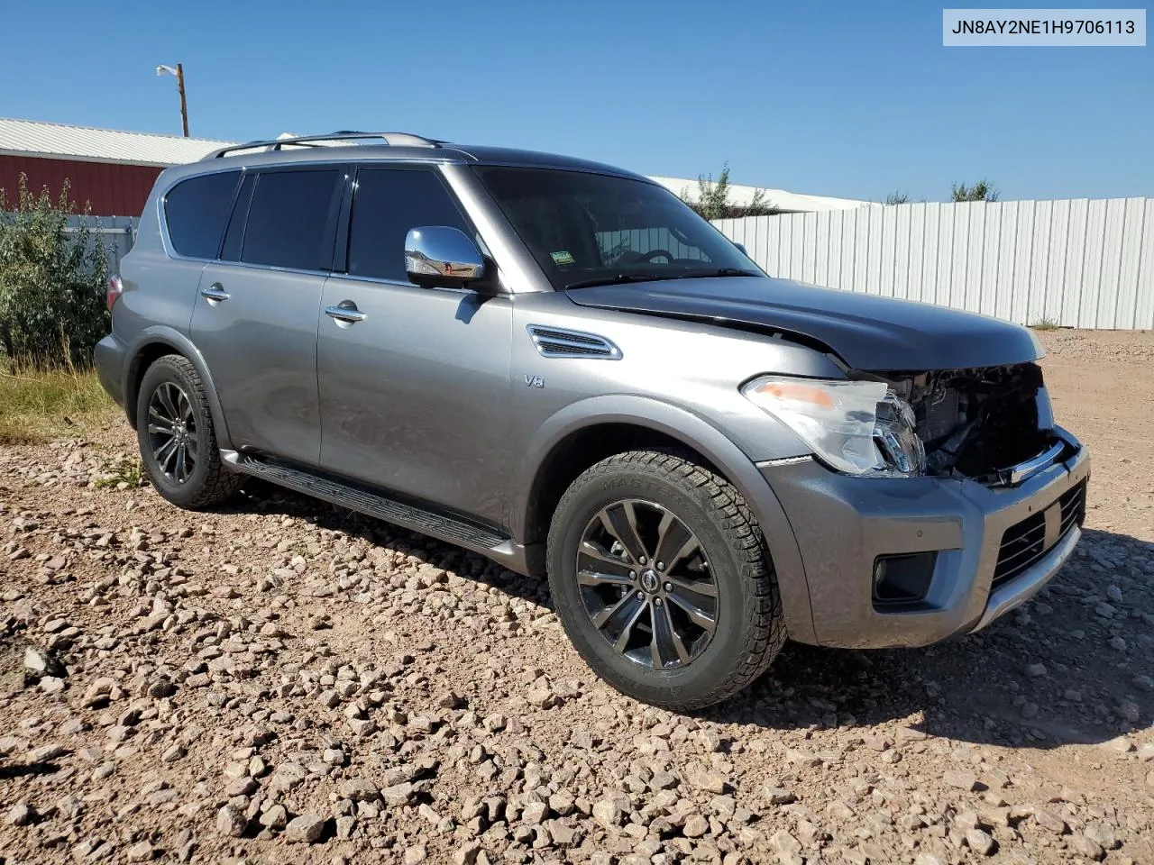 2017 Nissan Armada Platinum VIN: JN8AY2NE1H9706113 Lot: 73461714