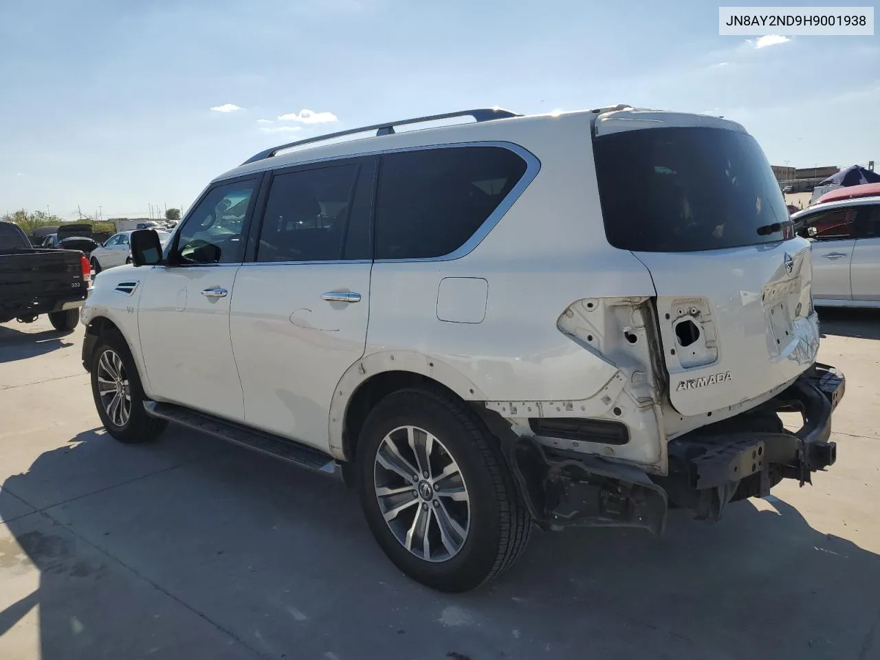 2017 Nissan Armada Sv VIN: JN8AY2ND9H9001938 Lot: 73793074