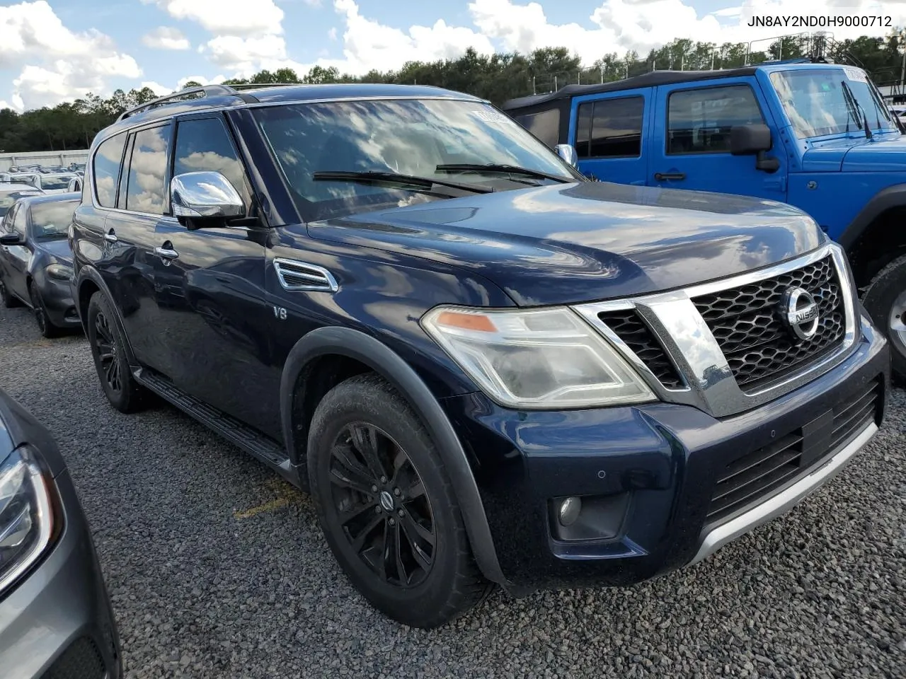 2017 Nissan Armada Sv VIN: JN8AY2ND0H9000712 Lot: 73884854