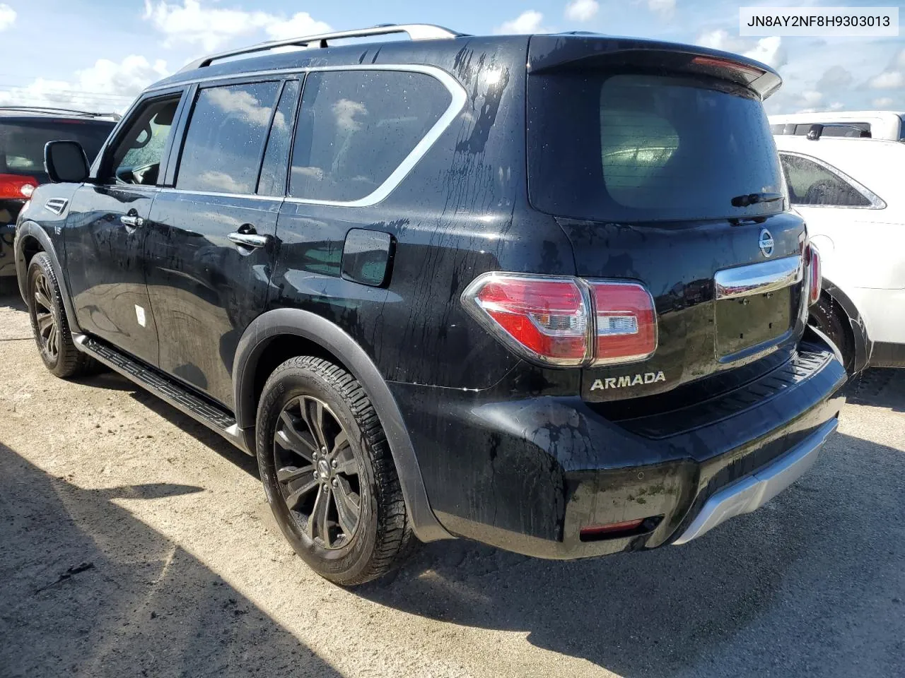 2017 Nissan Armada Platinum VIN: JN8AY2NF8H9303013 Lot: 74277904